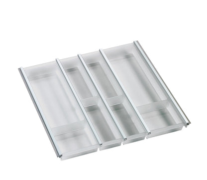 Besteckeinsatz CUISIO 60 (B 485-520 x T 463-480 mm) / Besteckkasten für 60er Schubl.