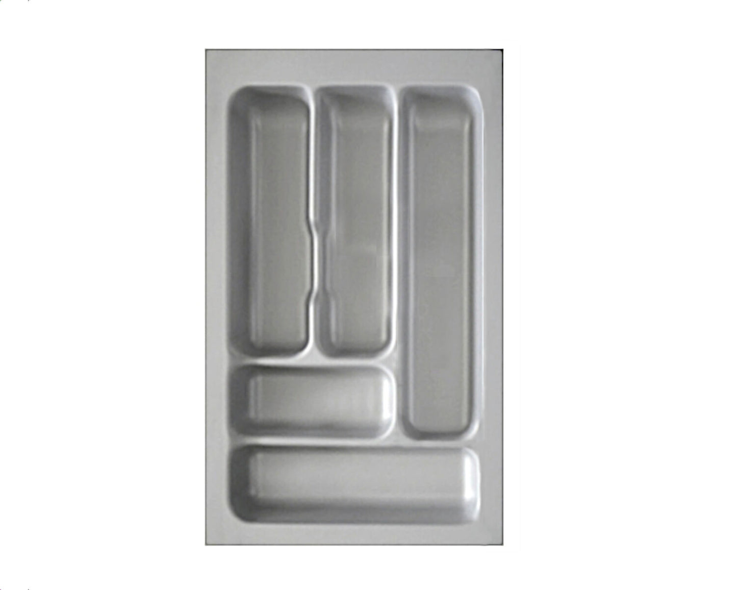 Besteckeinsatz-1, grau 40 cm (B 300-340 x T 440-490 mm) / Besteckeinsatz / Besteckkasten – Bild 3
