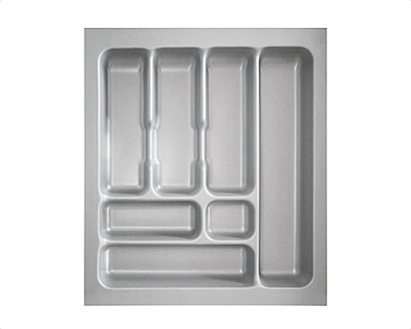 Besteckeinsatz-1, grau 50 cm (B 400-440 x T 440-490 mm) mit 7-Facheinteilung / Besteckeinsatz / Besteckkasten – Bild 3
