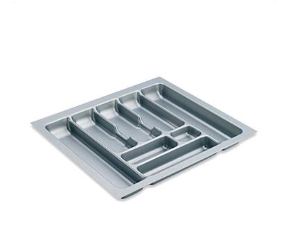 Besteckeinsatz-1, grau 60 cm (B 500-540 x T 440-490 mm) / Besteckeinsatz / Besteckkasten