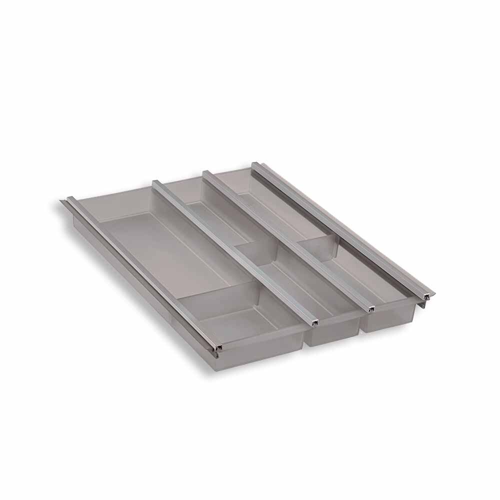 Besteckeinsatz CUISIO 45 (B 335-370 x T 463-480 mm) / Besteckkasten für 45er Schubl.