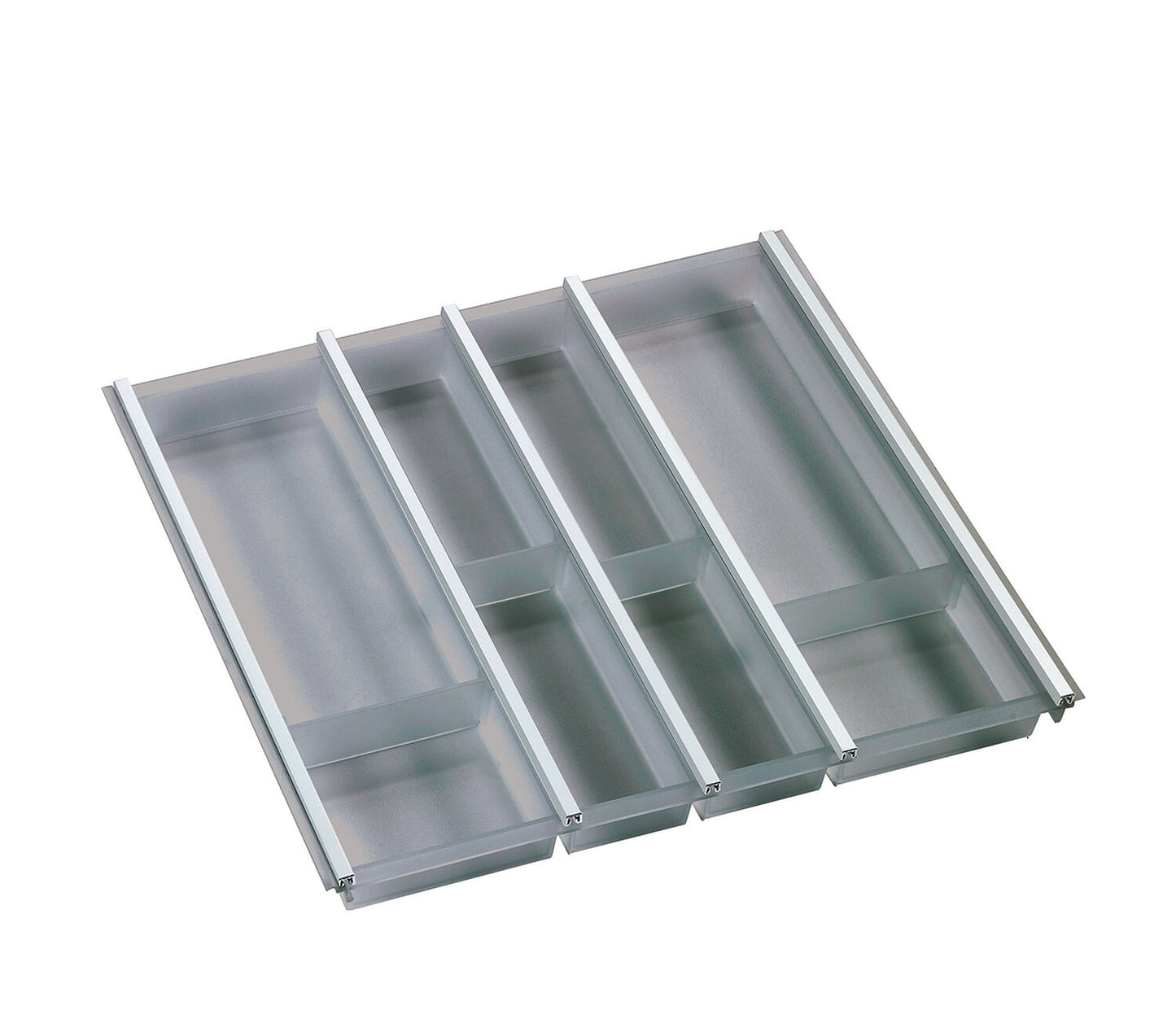 Besteckeinsatz CUISIO 60 (B 485-520 x T 463-480 mm) / Besteckkasten für 60er Schubl.