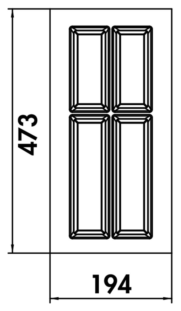 NABER 8034264 Besteckeinsatz Adesso 1, für 300er Schrank – Bild 2