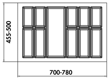NABER 8034278 Besteckeinsatz Adesso 2, für 800er Schrank – Bild 2