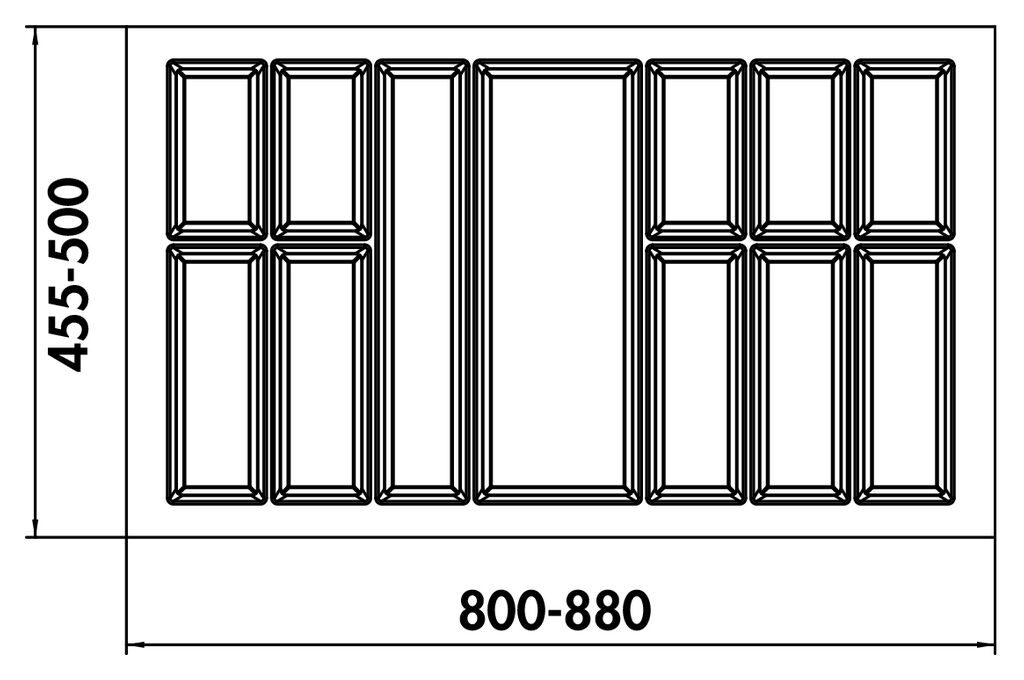 NABER 8034279 Besteckeinsatz Adesso 2, für 900er Schrank – Bild 2