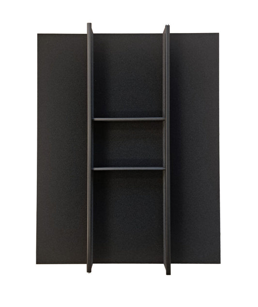 Besteckeinsatz Kvalito, für 450er Schrank, anthrazit, Rand zuschneidbar