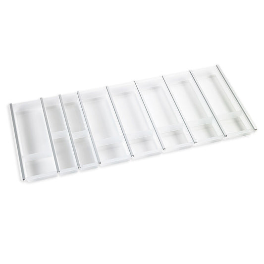 Besteckeinsatz CUISIO 120 (B 1085-1120 x T 463-480 mm) / Besteckkasten für 120er Schubl.