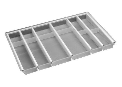 Besteckeinsatz CUISIO 80  (B 695-720 x T 463-480 mm) / Besteckkasten für 80er Schubl.