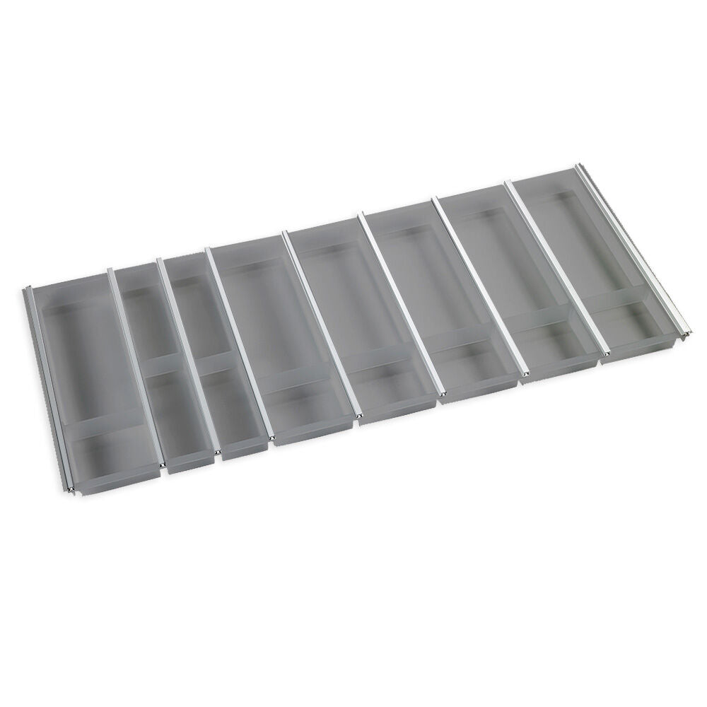 Besteckeinsatz CUISIO 120 (B 1085-1120 x T 463-480 mm) / Besteckkasten für 120er Schubl.