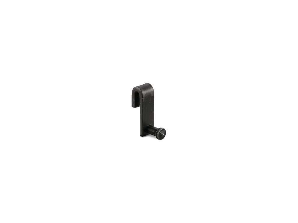 10er SET NABER 8042106 Cast Haken, Relingsystem, anthrazit – Bild 2