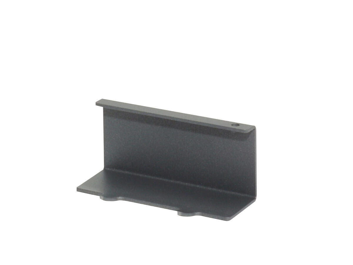 Linero MosaiQ Doppelhaken 85 x 44 x 38 mm graphitschwarz / Reling - Haken / Relingsystem / Kesseböhmer