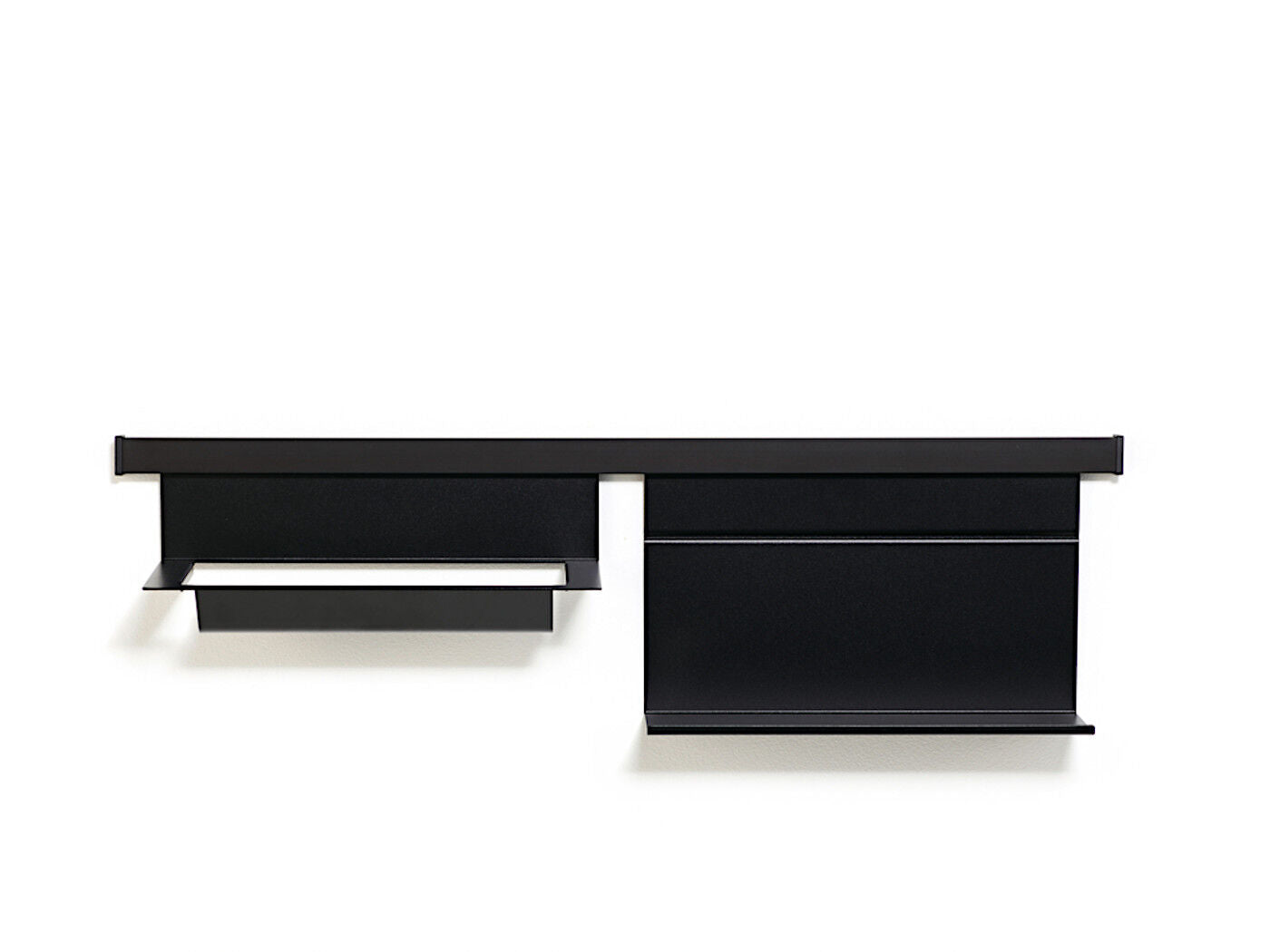 Linero EasyLine Set-2 schwarz matt / Relingsystem / Kesseböhmer