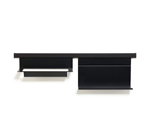 Linero EasyLine Set-2 schwarz matt / Relingsystem / Kesseböhmer