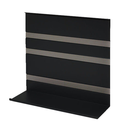 Linero MosaiQ Universalablage H 300 mm ohne Rahmen schwarz matt / Relingsystem / Kesseböhmer