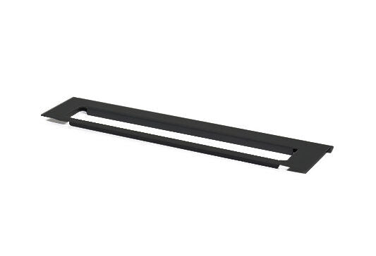 Linero MosaiQ Obere Tuchleiste 350 x 77 x 10 mm schwarz matt / Handtuchleiste / Reling Handtuchhalter / Relingsystem /…