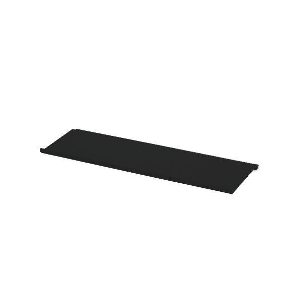 Linero MosaiQ Obere Ablage mittel 350 x 107 x 8 mm schwarz matt / Reling / Relingsystem / Kesseböhmer