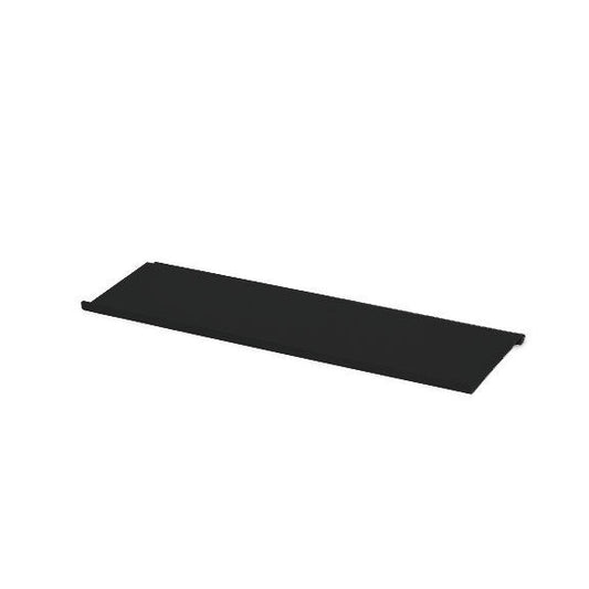 Linero MosaiQ Obere Ablage mittel 350 x 107 x 8 mm schwarz matt / Reling / Relingsystem / Kesseböhmer