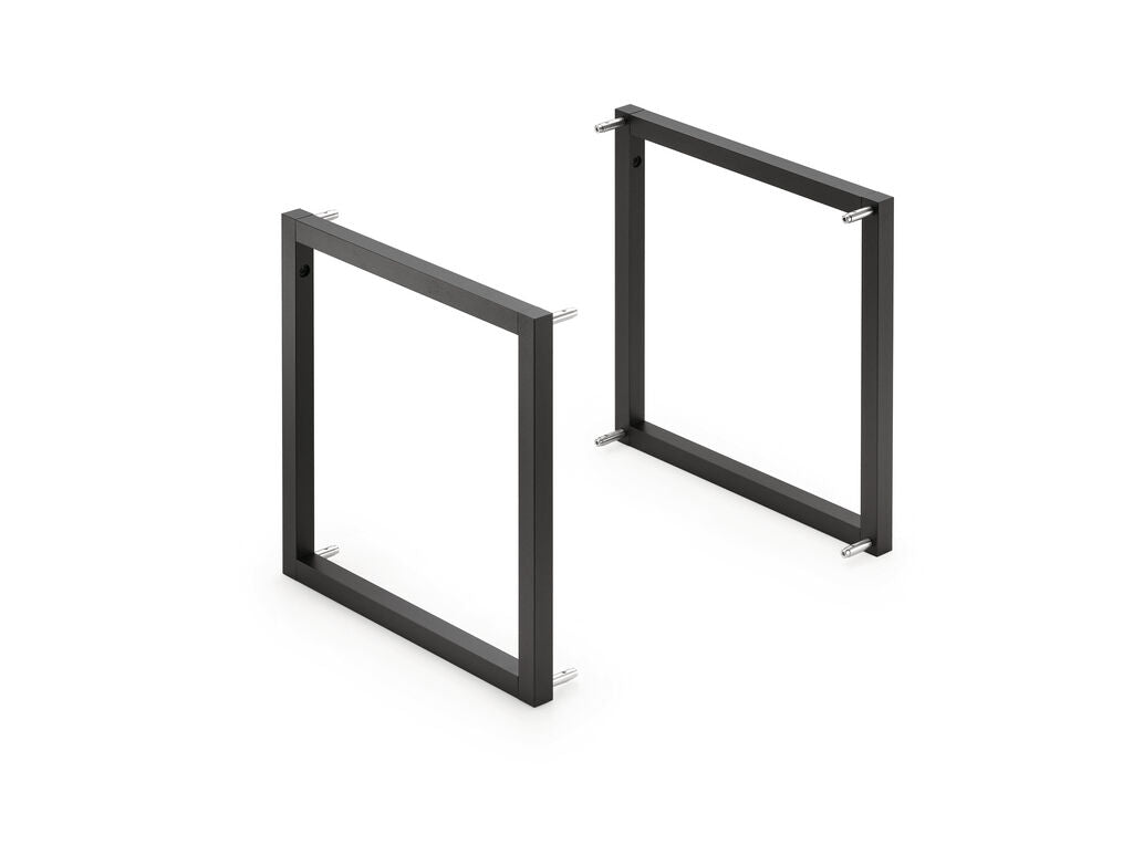 NABER 8051021 Cubo Grundrahmen Set, Regalsystem, schwarz matt