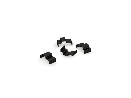 NABER 8051029 Cubo Klammer Set, Regalsystem, schwarz