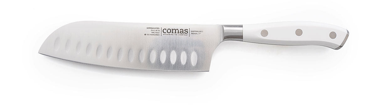COMAS 8111 Santoku Messer MARBLE, Klinge 18 cm