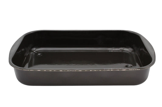 Karl Krüger Universal-Auflaufform emailliert schwarz, 41 cm