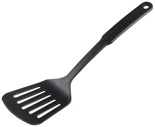 KESPER 86202 Pfannenwender mit Schlitzen 31 cm aus Kunststoff, schwarz