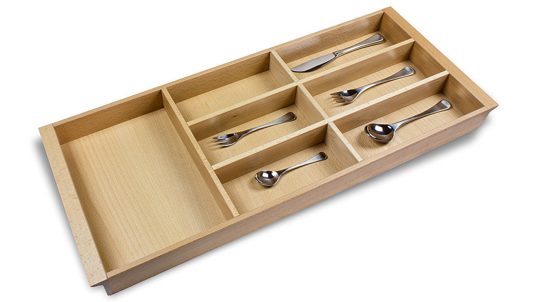 Besteckeinsatz 80er Schubl. B 720 x T 300 mm für IKEA Metod (ab 2015)
