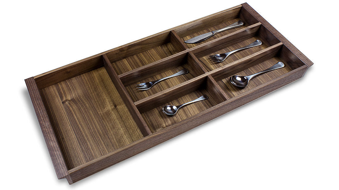 Besteckeinsatz 80er Schubl. B 720 x T 300 mm für IKEA Metod (ab 2015)