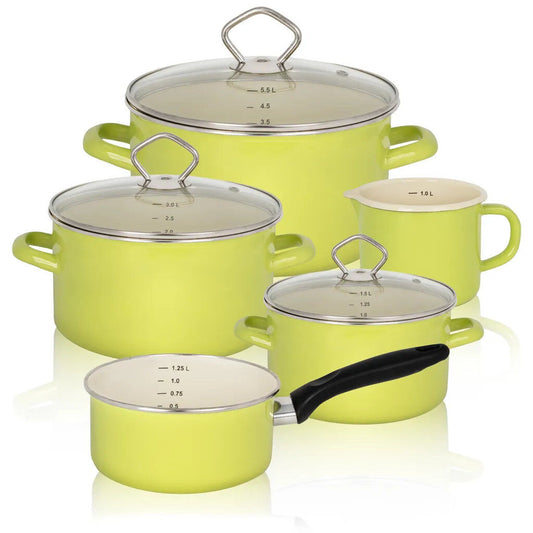 Karl Krüger 89566PAG Topf-Set Juist 5-tlg., induktionsfähig / Kochtöpfe / Topfset