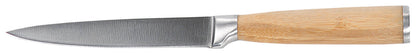 KESPER 90608 Universalmesser mit 13 cm Edelstahlklinge und Bambusgriff / Allzweckmesser