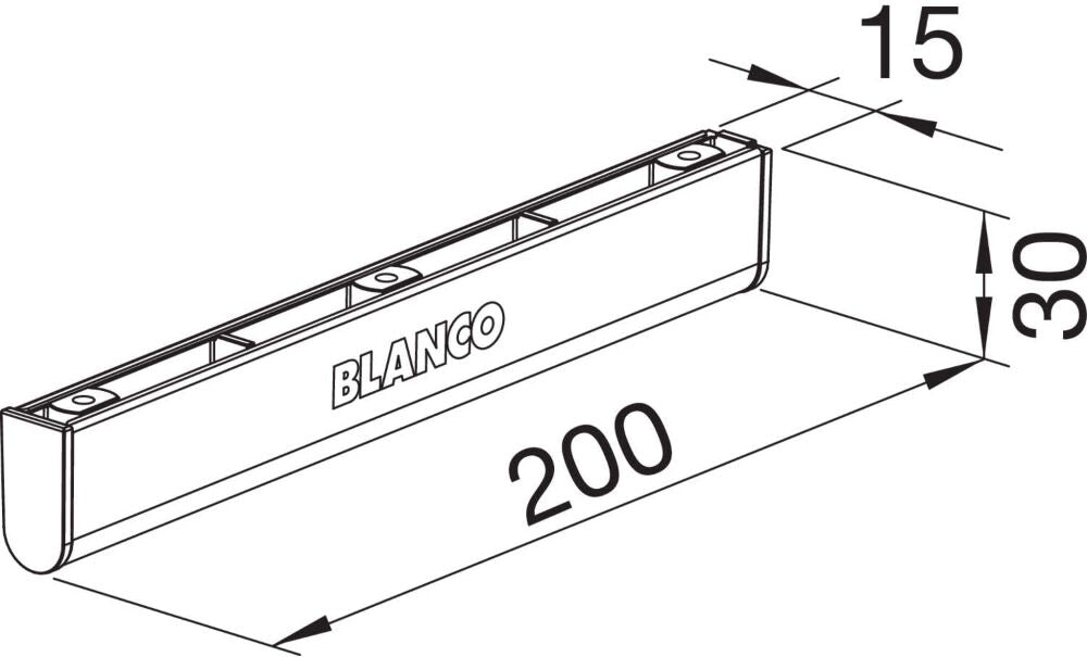 BLANCO 519357 MOVEX Fußbetätigung für alle Abfallsysteme mit Auszugsfront, passend Select und FLEXON II – Bild 2