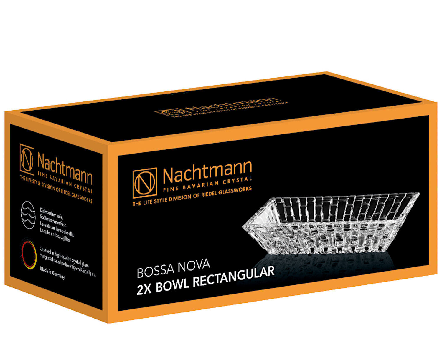 NACHTMANN 97783 BOSSA NOVA Schale rechteckig 17 cm 2er Set – Bild 4