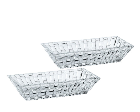 NACHTMANN 97783 BOSSA NOVA Schale rechteckig 17 cm 2er Set