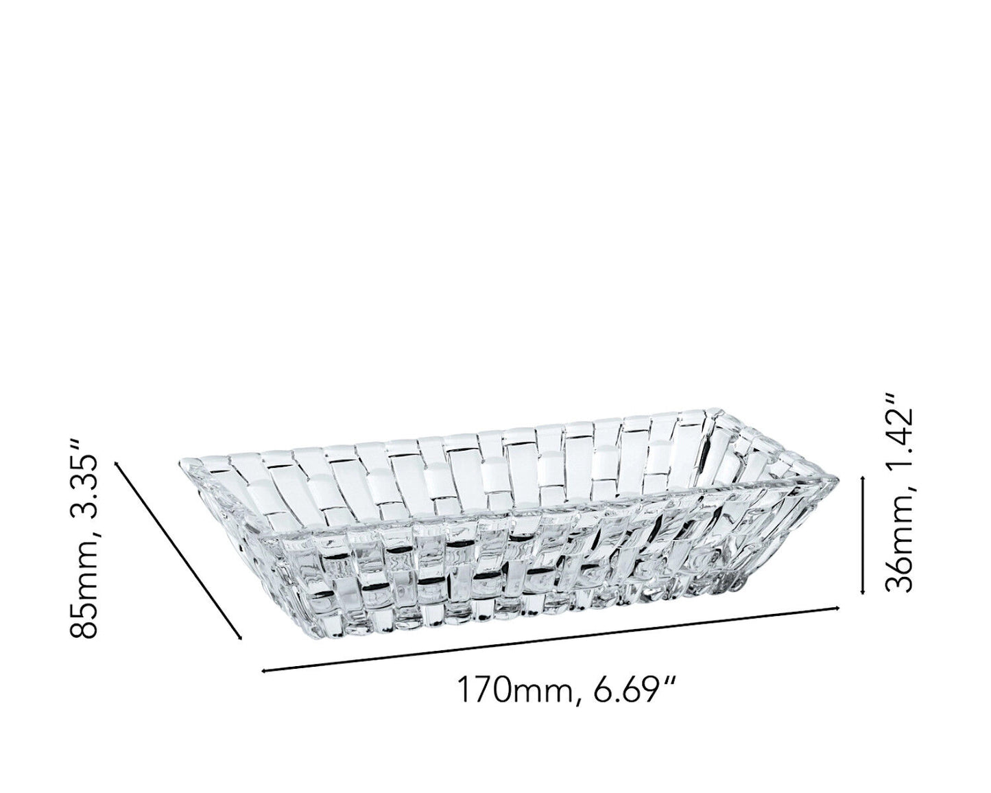 NACHTMANN 97783 BOSSA NOVA Schale rechteckig 17 cm 2er Set – Bild 2