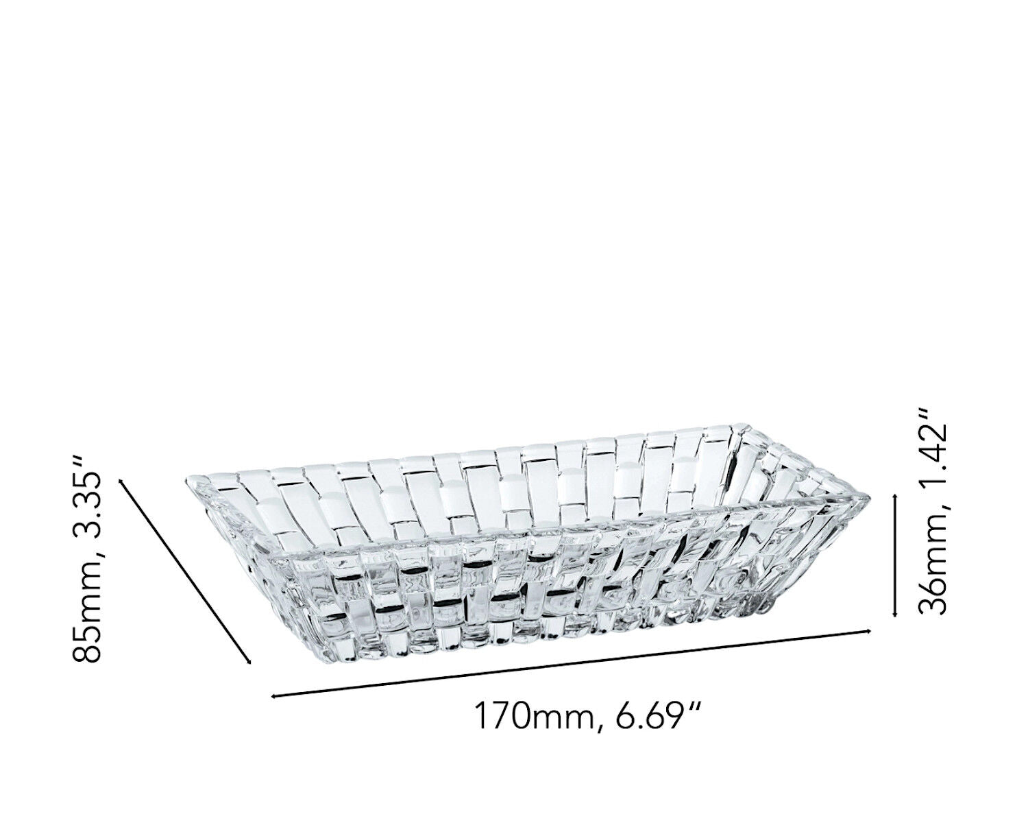 NACHTMANN 97783 BOSSA NOVA Schale rechteckig 17 cm 2er Set – Bild 2