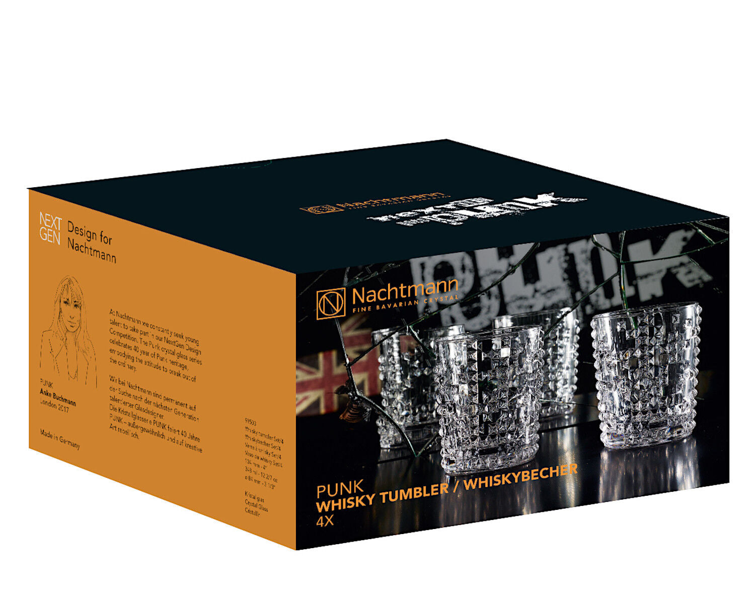 NACHTMANN 99503 PUNK Whisky Tumbler 4er Set – Bild 4