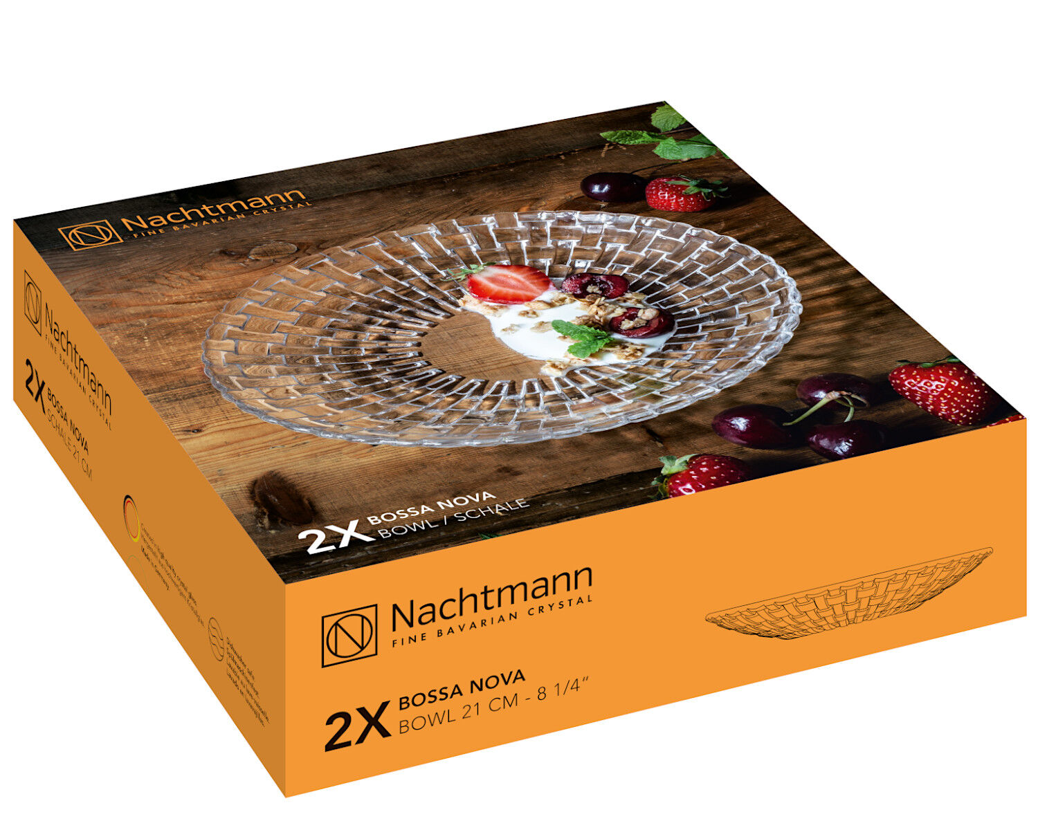 NACHTMANN 99681 BOSSA NOVA Schale 21 cm 2er Set – Bild 3