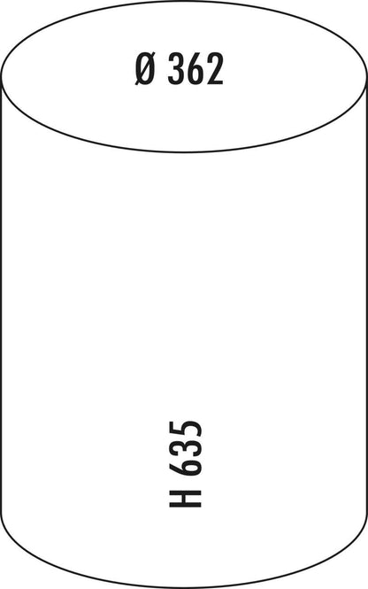 WESCO Abfalleimer BASEBOY 20 mit Abfallvolumen 20 Liter / Treteimer / Mülleimer