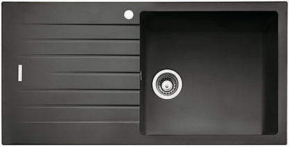NABER Spüle ANGOLA 100L mit Drehexcentergarnitur verchromt / Auflagespüle / 60 cm Schrankbreite – Bild 8