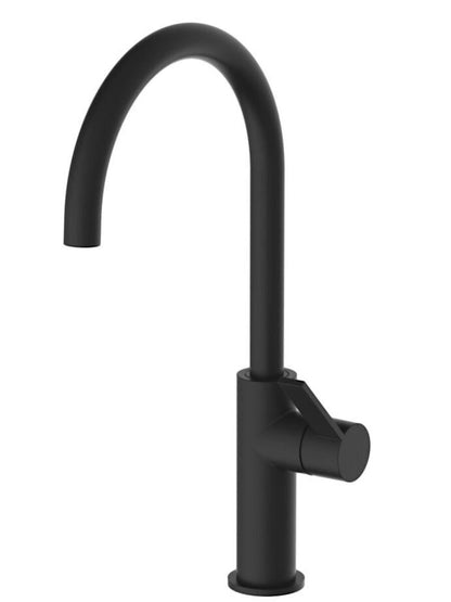 AquaCucina Armatur NEFER 92000-S in SCHWARZ mit Schwenkauslauf / Küchenarmatur / Einhebelmischer