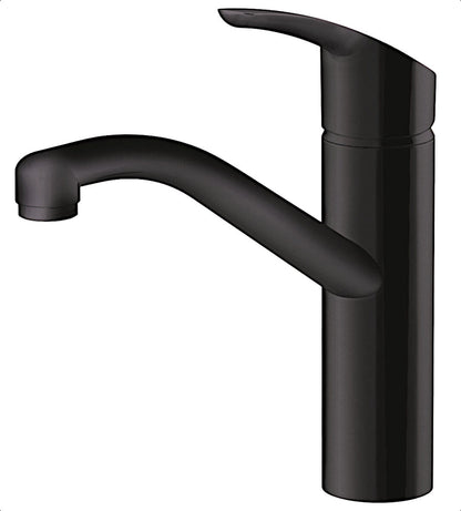 AquaCucina Armatur TELOS in SCHWARZ mit schwenkbarem Festauslauf / AquaPointer / Küchenarmatur / Einhebelmischer