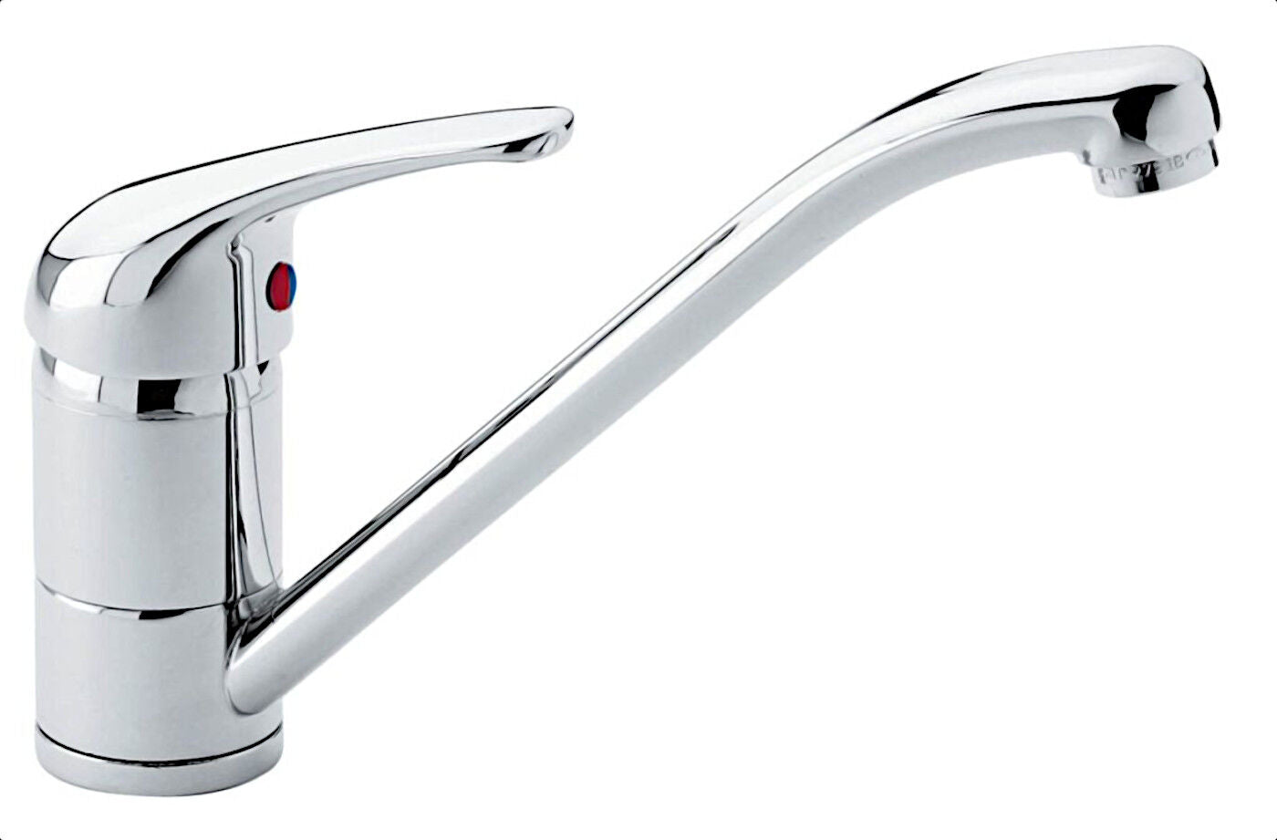 AquaCucina Armatur BASIC T9505 in CHROM mit Schwenkauslauf / Küchenarmatur / Einhebelmischer
