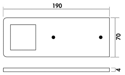 ASTRA LED Unterbodenleuchte im Aluminiumgehäuse 3100 K warmweiß / Nischenleuchten / Lumica – Bild 2