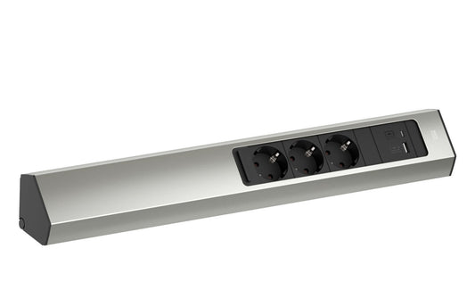 BACHMANN CASIA 2 mit 3 Schuko-Steckdosen und USB A u. C und Teleskopelement / Deutsche Norm / Steckdose – Bild 4