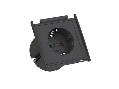 BACHMANN 927.400 KAPSA XXS Einbau Steckdose mit Stromzuleitung / 1x Schuko / Schukosteckdose