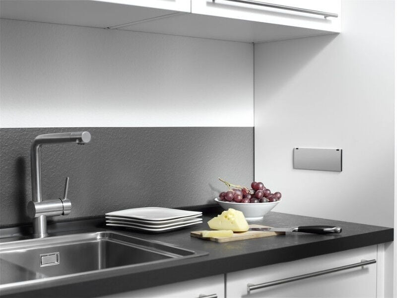 BACHMANN 927.300 KAPSA Zubehör Deckel Edelstahl-Optik XS für KAPSA Einbau Steckdosen – Bild 3