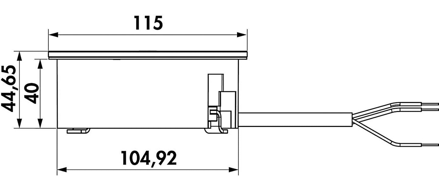 BACHMANN 946.000 TWIST 2 Rund EDELSTAHL-OPTIK mit 2 Schuko-Steckdosen / Deutsche Norm / BACHMANN / Steckdose – Bild 2