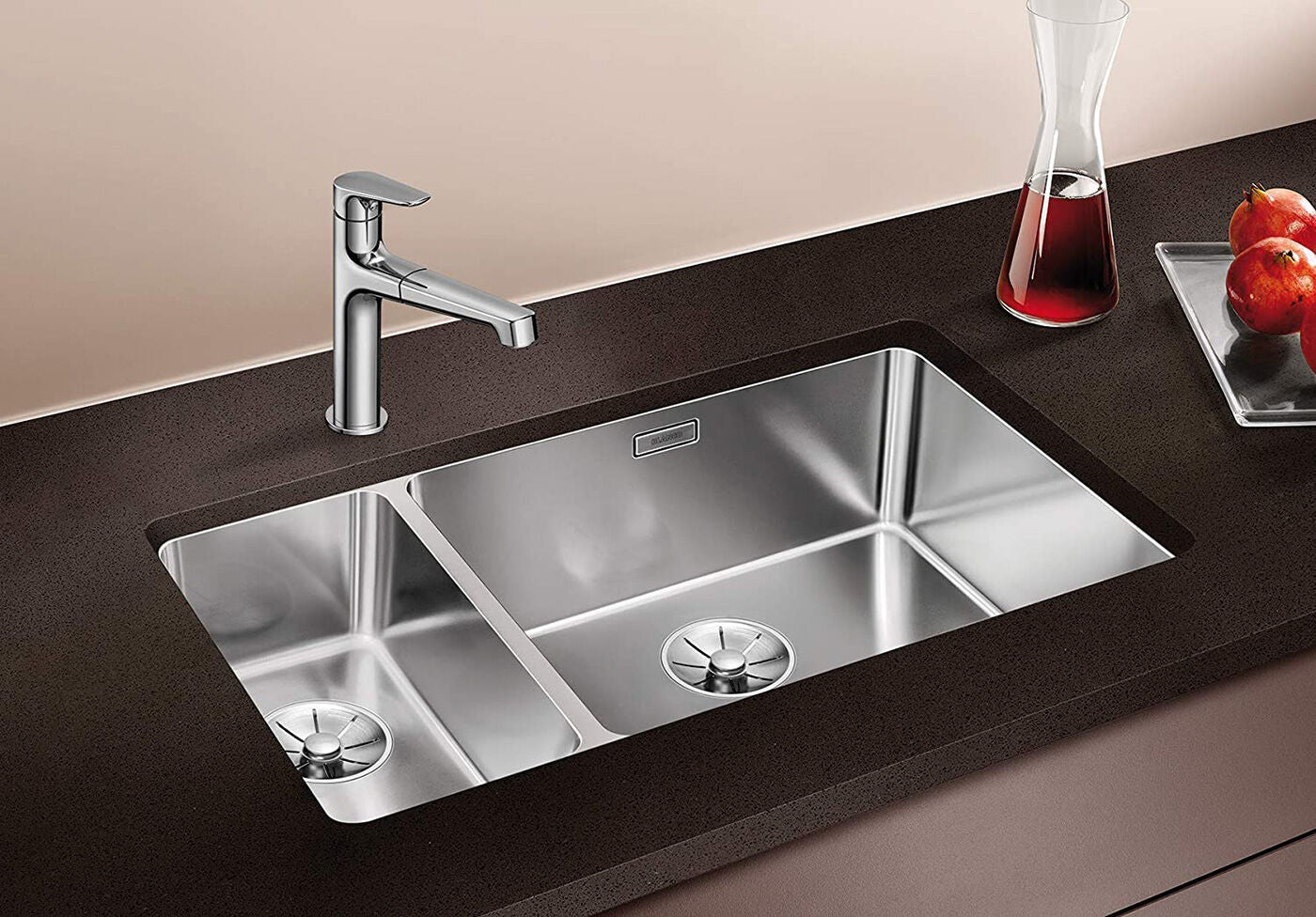 BLANCO 522991 ANDANO 500/180-U mit InFino®-Ventil ohne Ablauffernbedienung / Edelstahlbecken – Bild 3