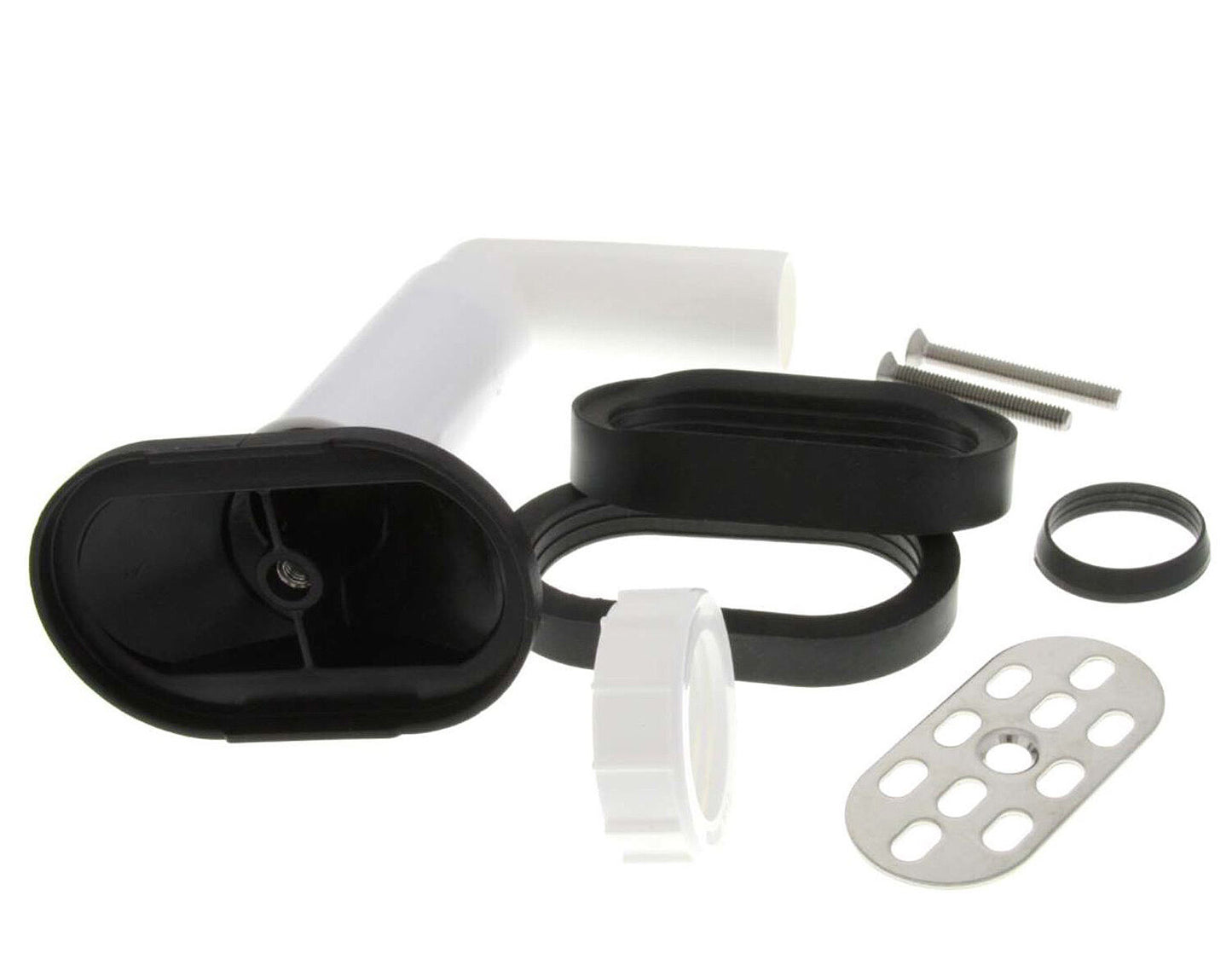 BLANCO 120287 Überlaufset Tropfteil oval AL, schwarz / Ersatzteil