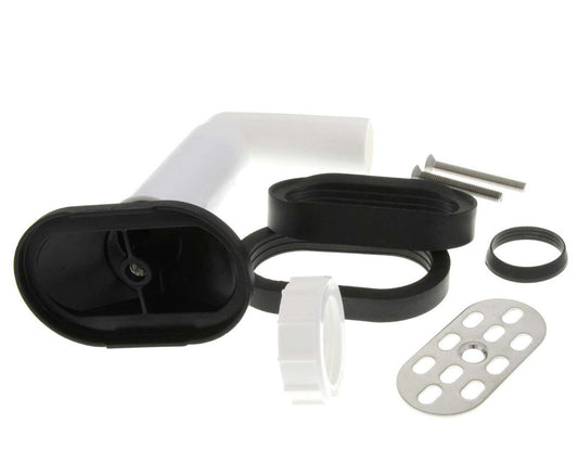 BLANCO 120287 Überlaufset Tropfteil oval AL, schwarz / Ersatzteil
